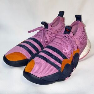 Adidas x Young Kith Boost Running Shoes Pink Navy Orange Sz 9.5